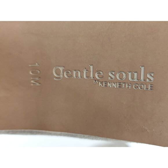 Gentle Souls by Kenneth Cole Tami Suede Slingback Womens Block Heel Size 10 M - Picture 6 of 9